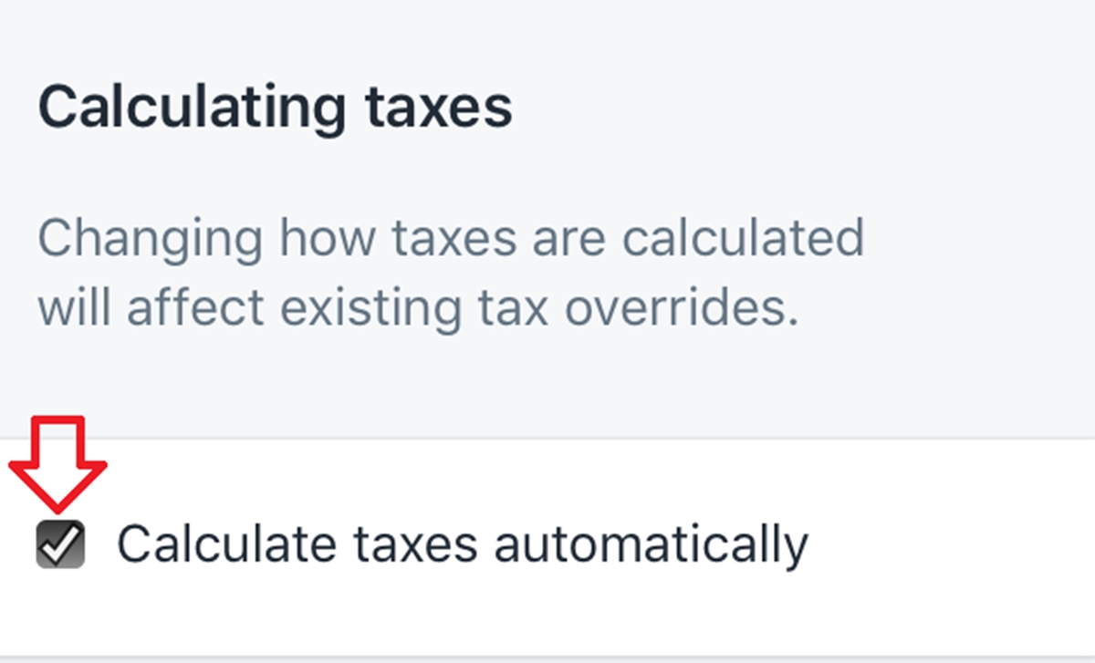 How to set up automatic tax rates