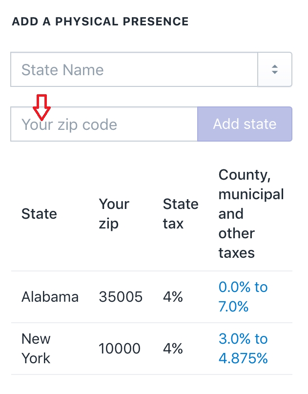 How to set up automatic tax rates