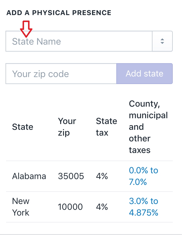 How to set up automatic tax rates