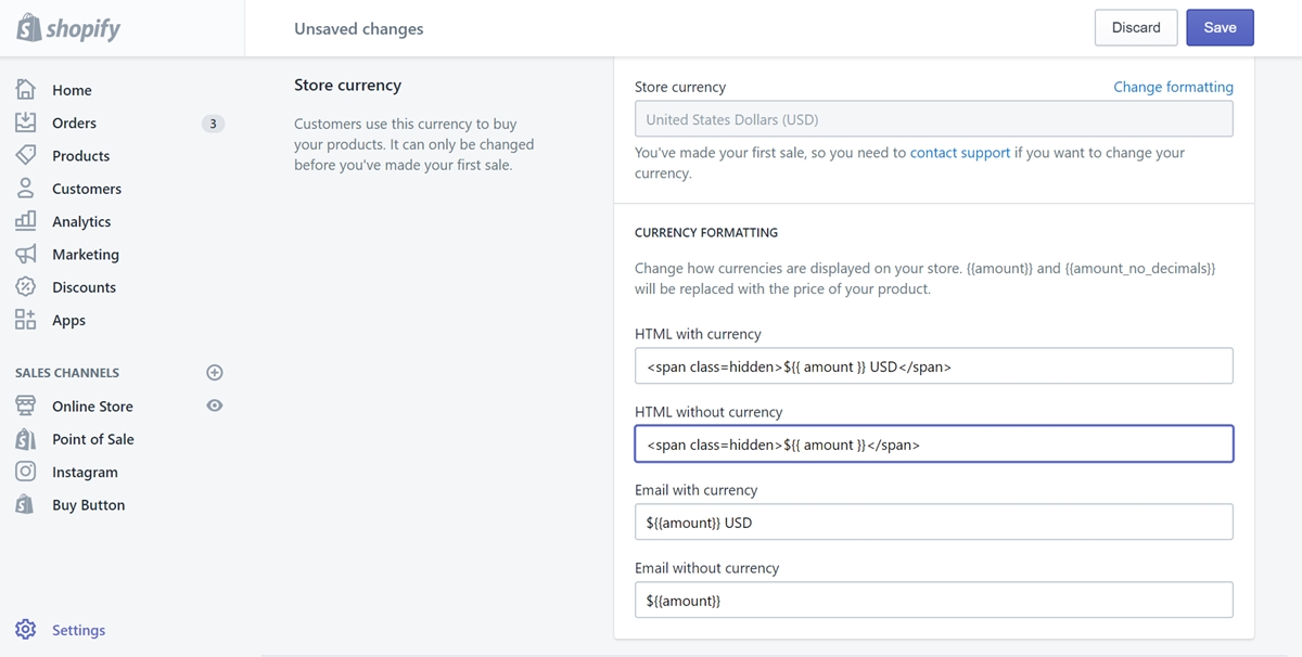 Hide product prices temporarily