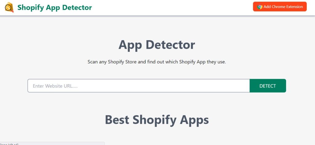 shopify app detector chrome extension