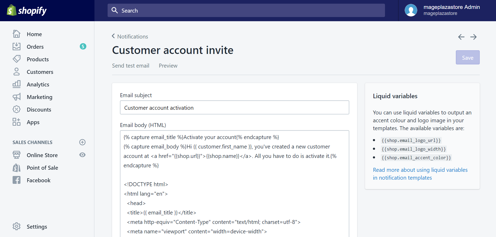 How to send individual account invites