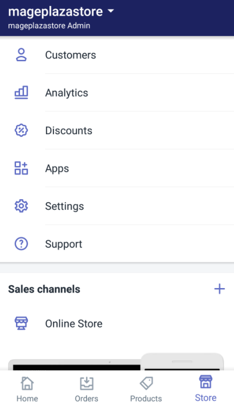 How to add a free theme from the Shopify admin on Android 1