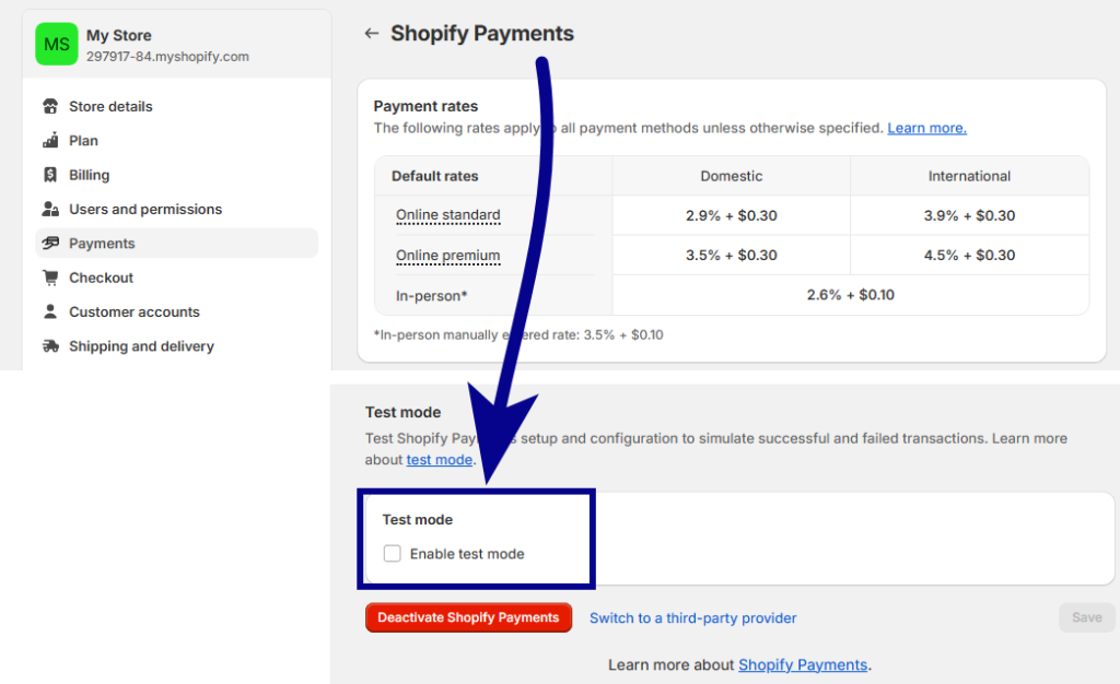 how to set up shopify payment for dropshipping