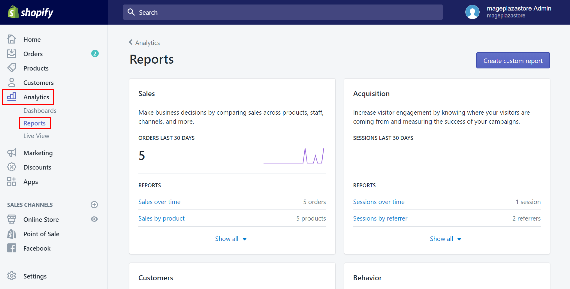 how to view your sales reports