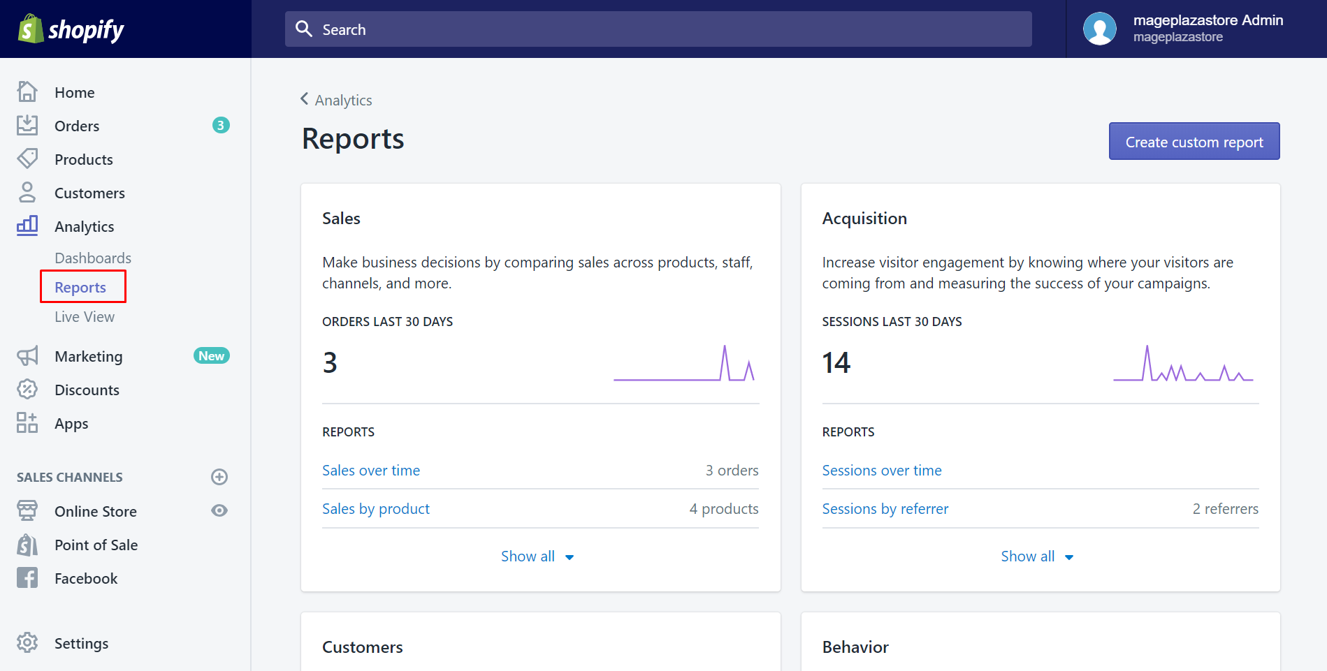 how to view the finances summary page