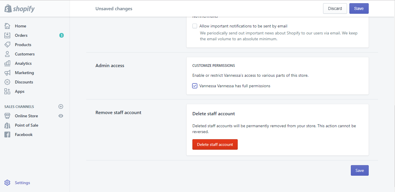 How to set account permissions2